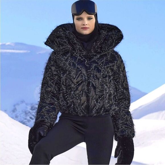 Goldbergh Starry Sky Quilted Puffer Ski Jacket NWT Size 8 $1382 - Picture 3 of 14